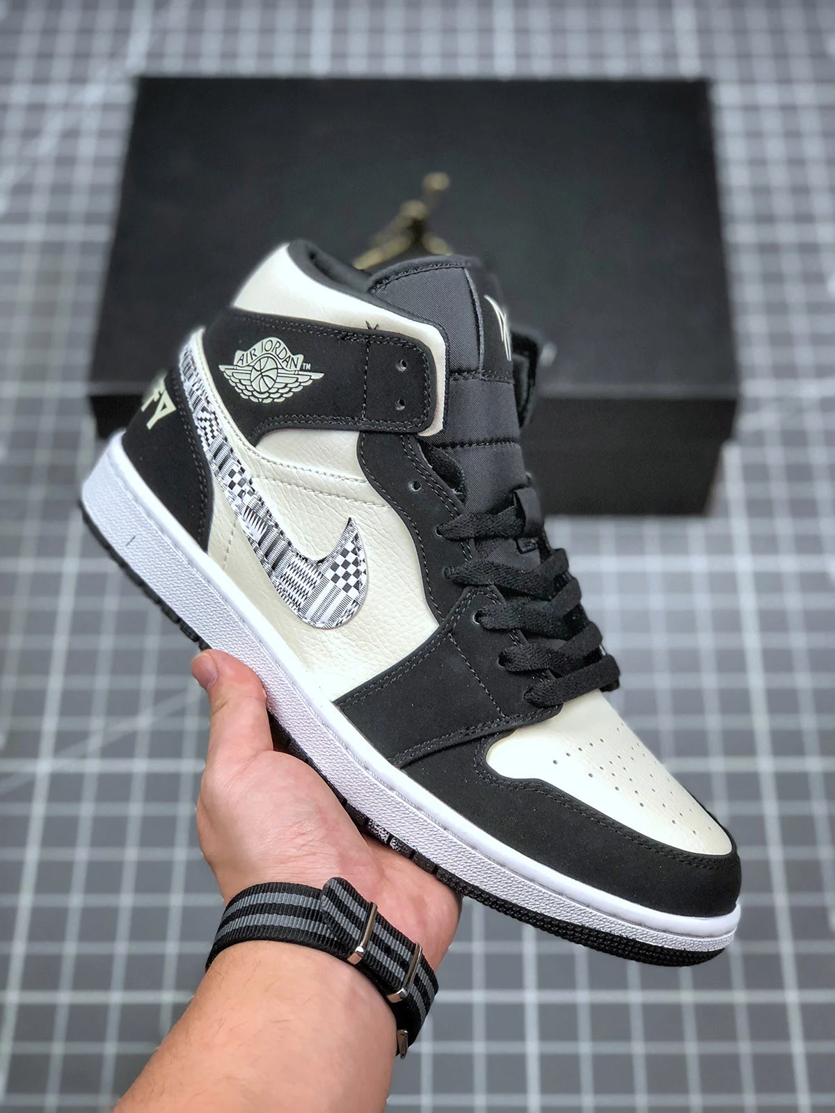 Air Jordan 1 Mid Equality 852542-010 On Sale