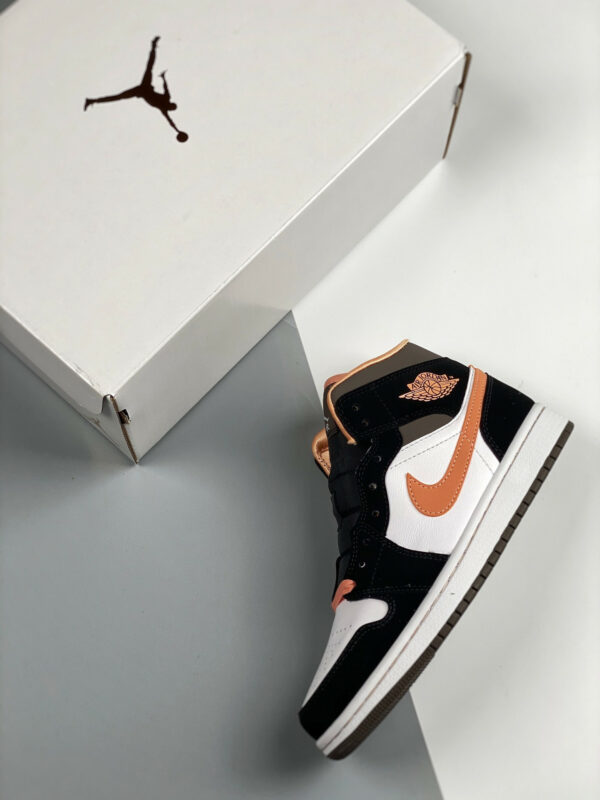 Air Jordan 1 Mid Peach Mocha DH0210-100 For Sale