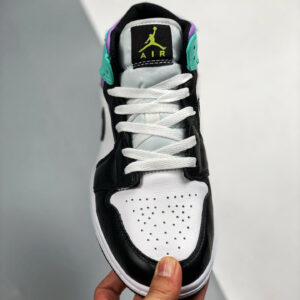 Air Jordan 1 Mid Purple Teal Green 554725-175 For Sale