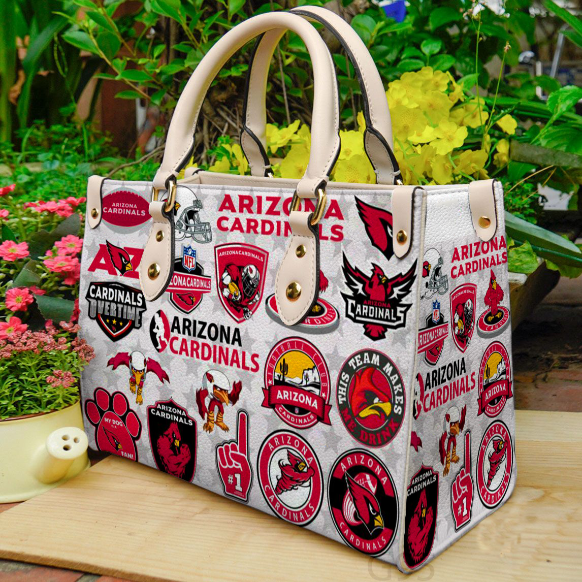 Arizona Cardinals 1 Women Leather Hand Bag