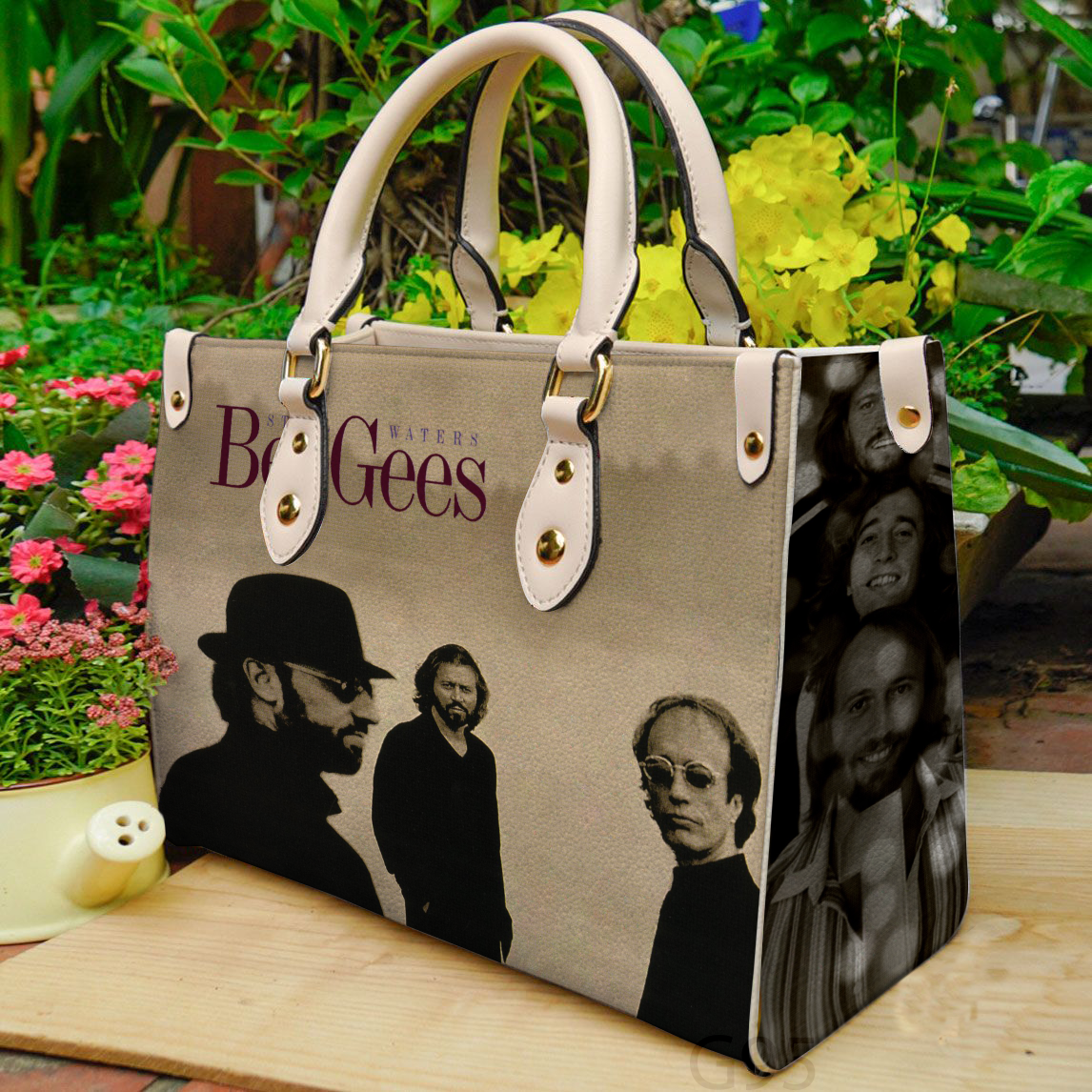 Bee Gees Women Leather Hand Bag