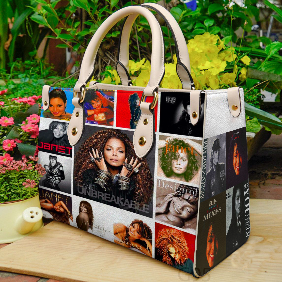 Janet Jackson 1 Women Leather Hand Bag