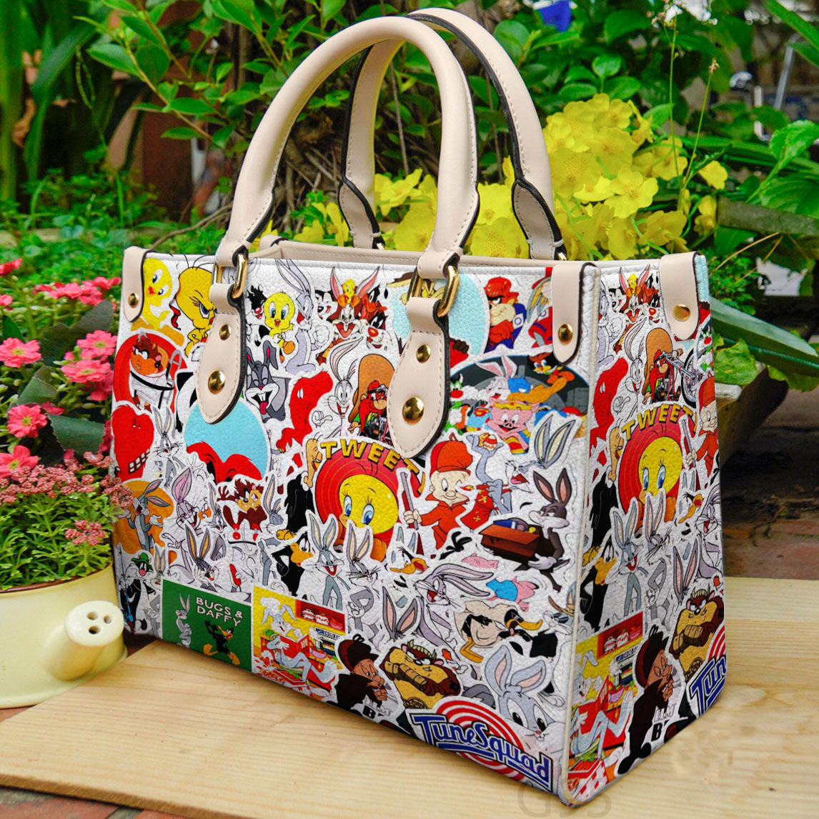 Tweety Bird 12 Women Leather Hand Bag