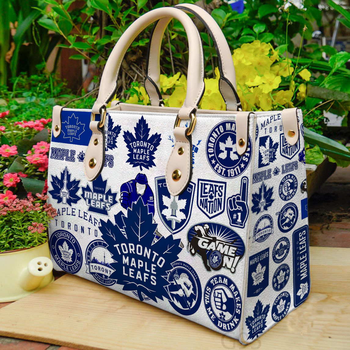 Toronto Maple Leafs Women Leather Hand Bag