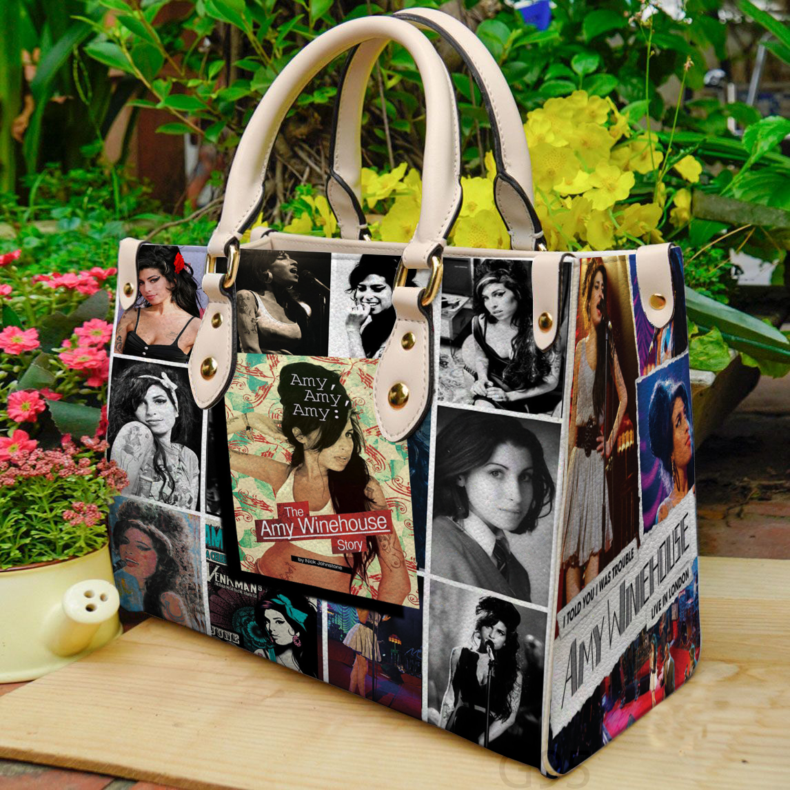 Amy Winehouse Lover Women Leather Hand Bag