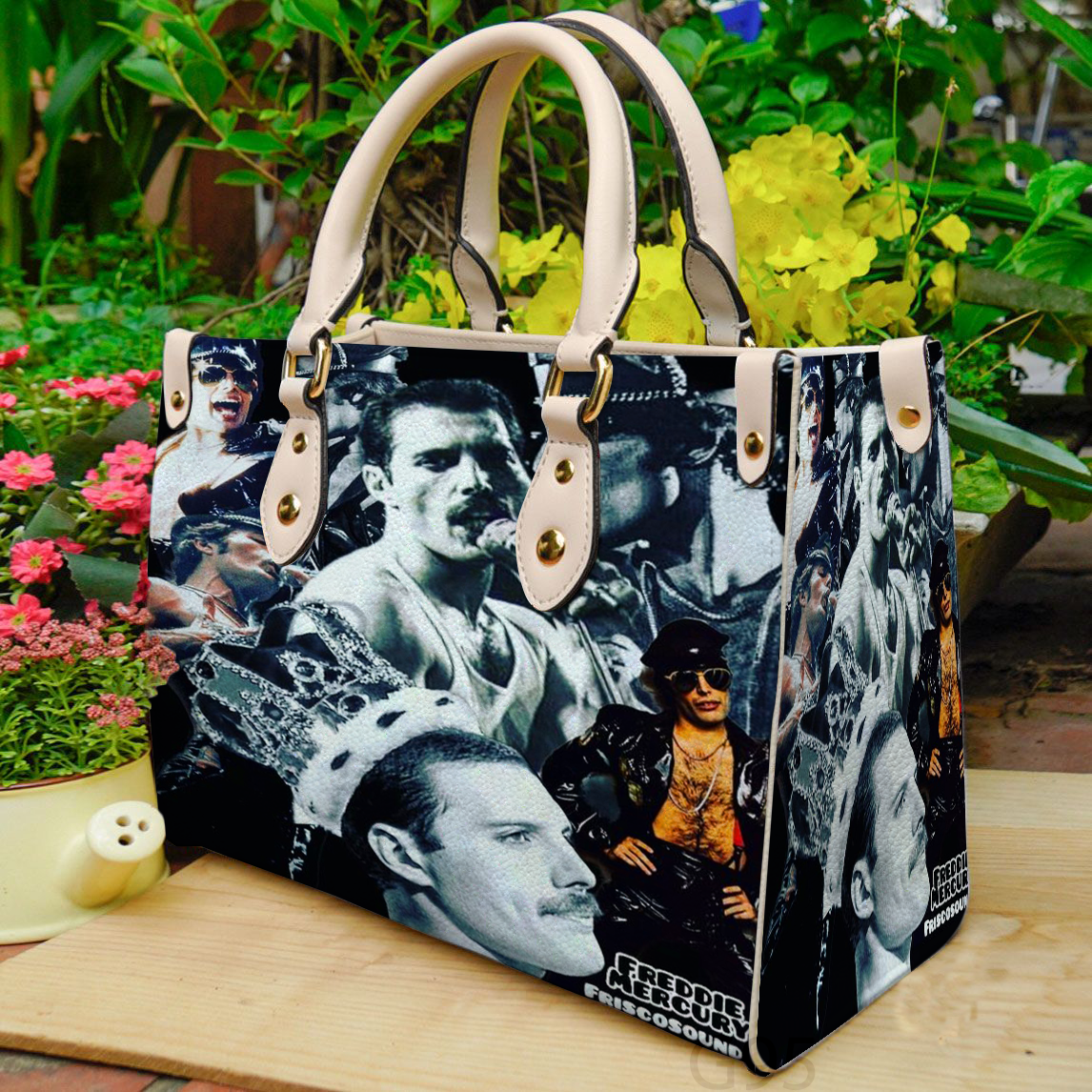 Freddie Mercury 2 Women Leather Hand Bag