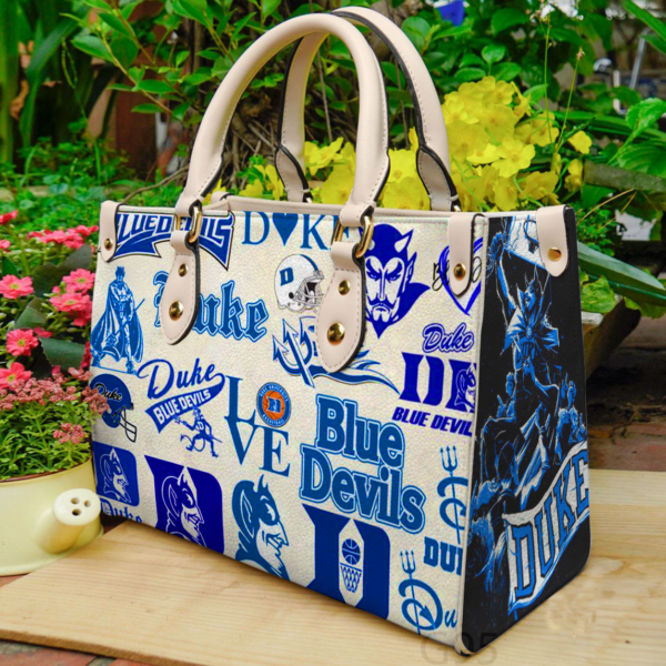 Duke Blue Devils Women Leather Hand Bag