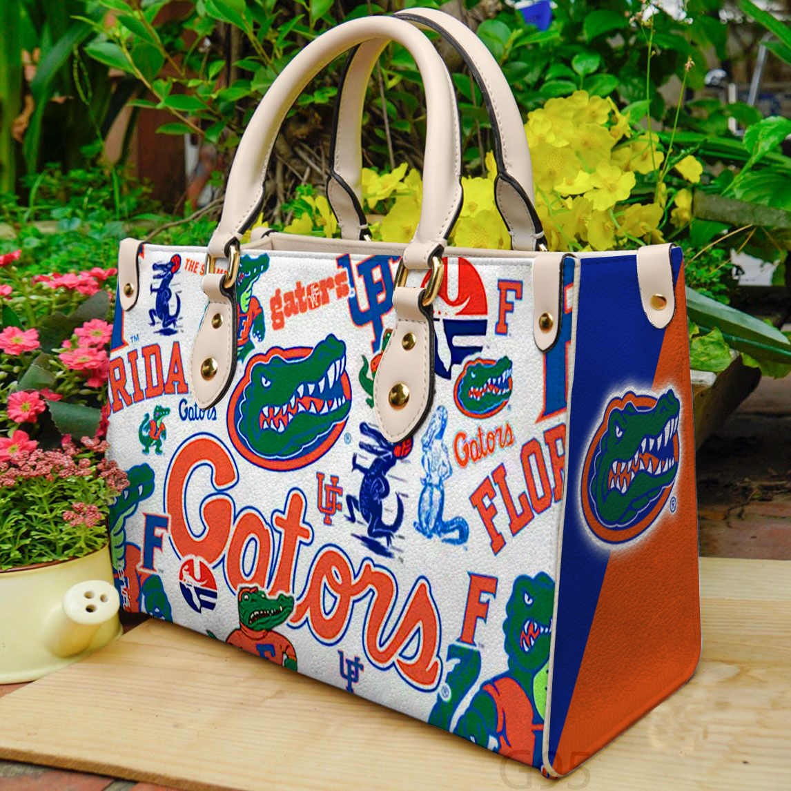 Florida Gator Love Women Leather Hand Bag