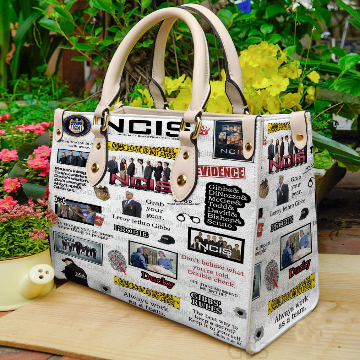 NCIS Los Angeles Love Women Leather Hand Bag