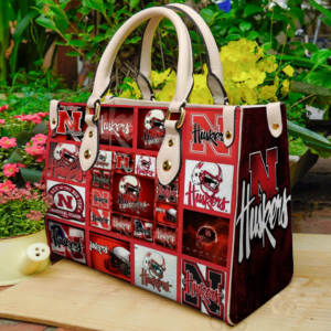 Nebraska Cornhuskers Women Leather Hand Bag