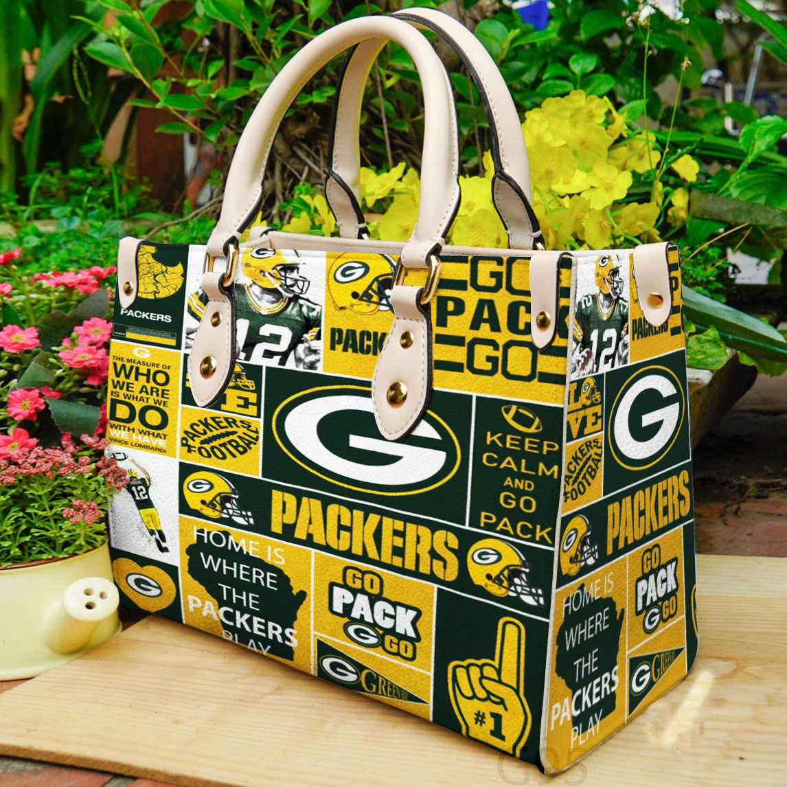 Green Bay Packers i10 Women Leather Hand Bag