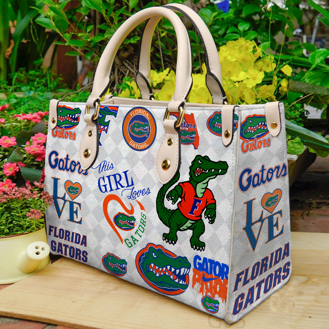 Florida Gators 2 Women Leather Hand Bag