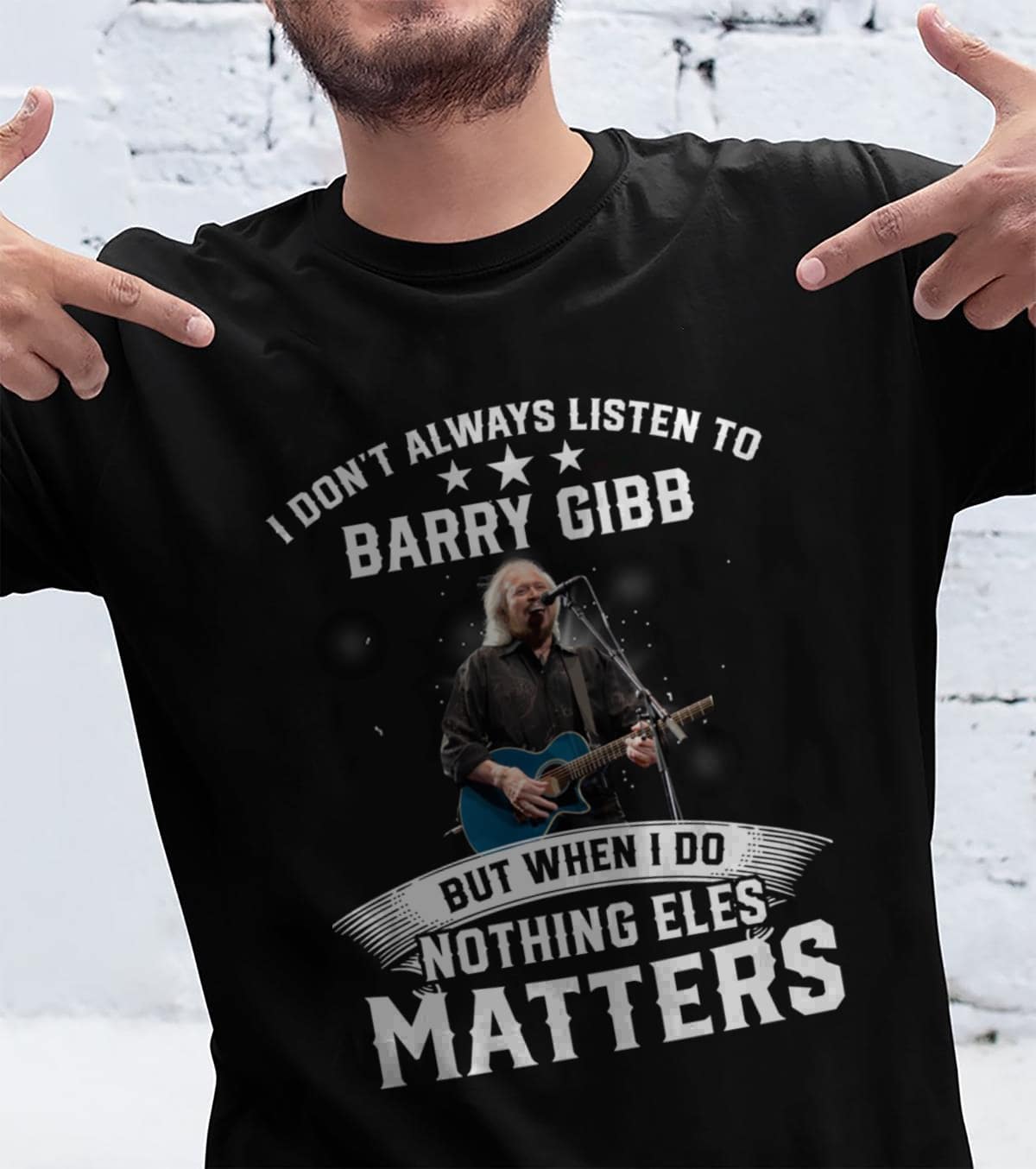 Barry Gibb Type 146 T Shirt