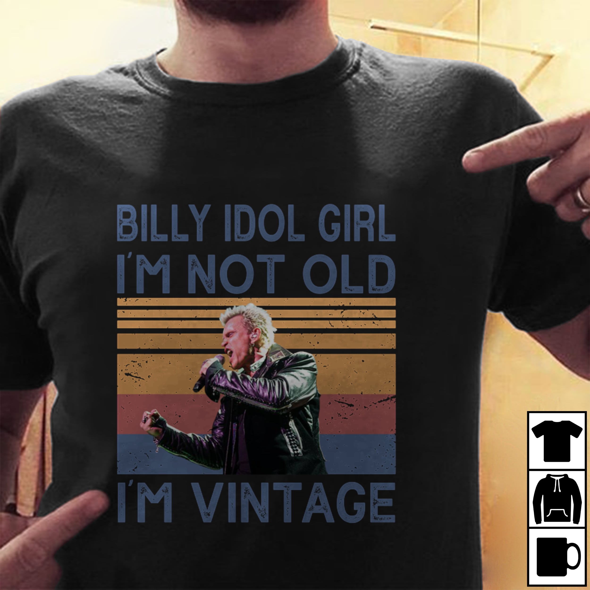 Billy Idol Girl Im Not Old Im Vintage T Shirt