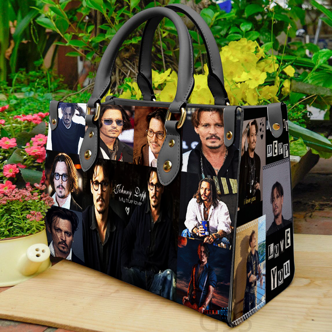 Love Johnny Depp g2 Women Leather Hand Bag