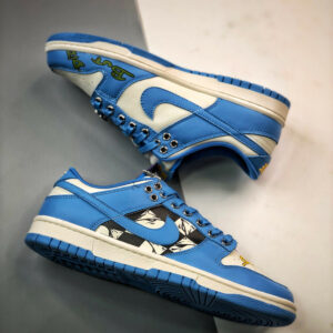 Custom Nike Dunk Low Sail Coast University Gold For Sale