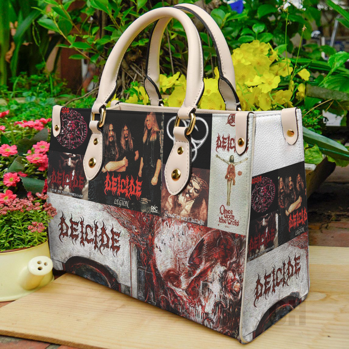 Deicide Women Leather Hand Bag