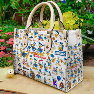 Donald Duck Women Leather Hand Bag