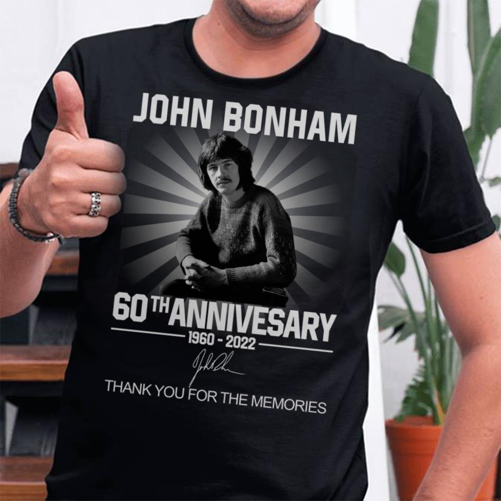 John Bonham 60Th Anniversary T Shirt