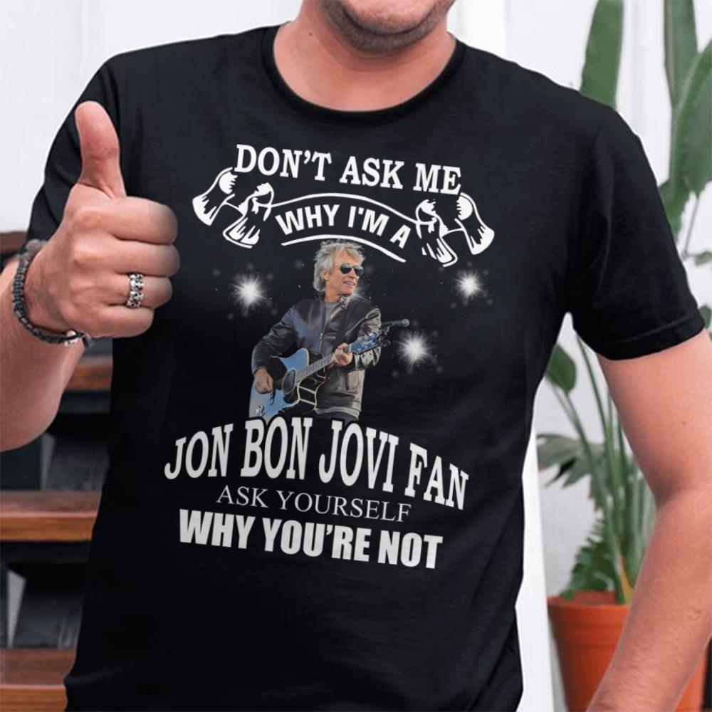 Jon Bon Jovi Type 1338 T Shirt