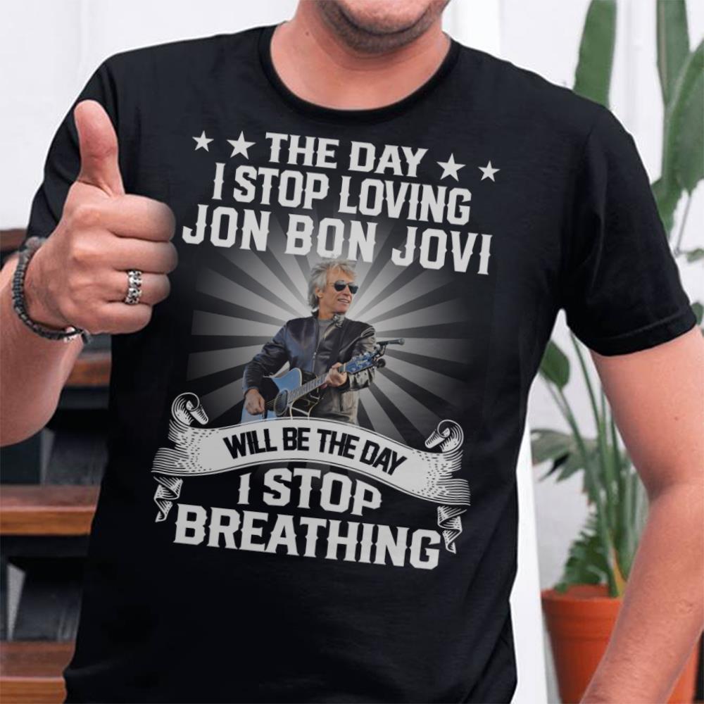 Jon Bon Jovi Type 1341 T Shirt