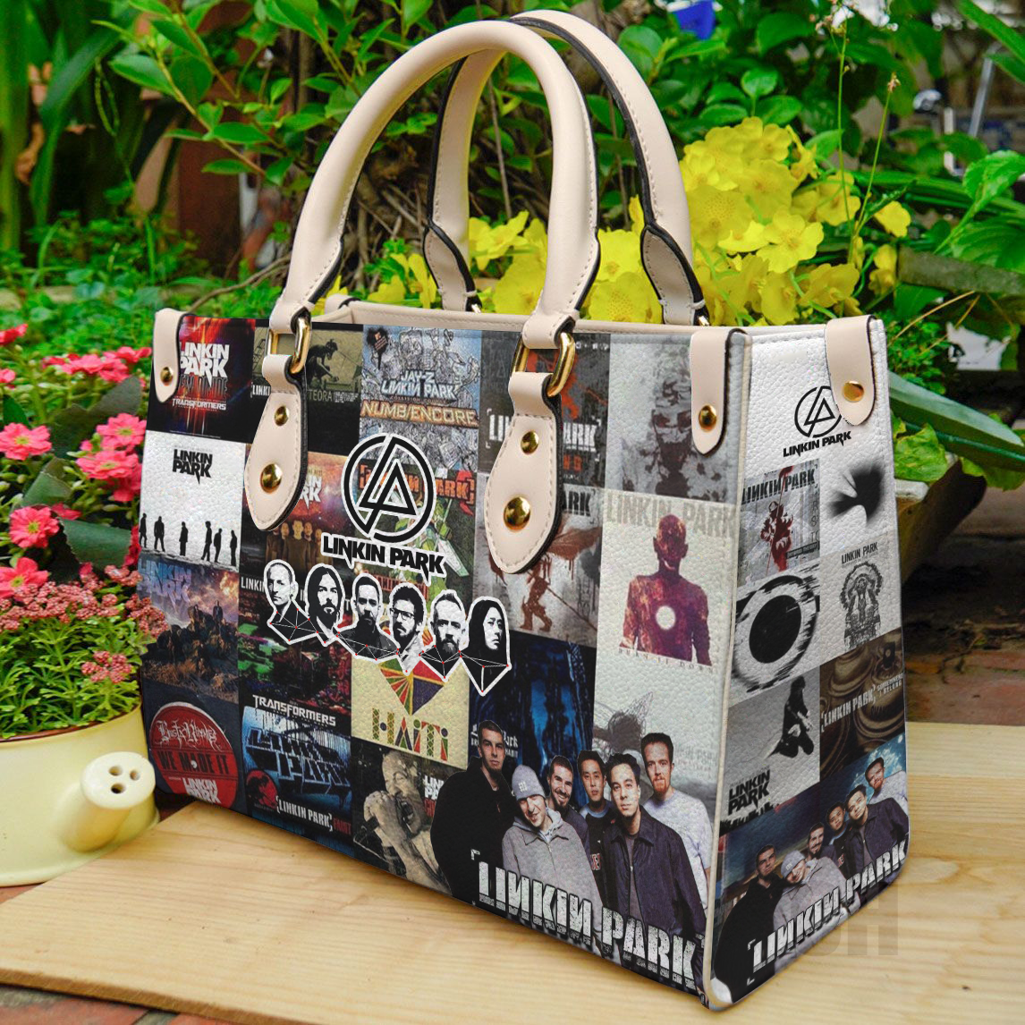 Linkin Park lover Women Leather Hand Bag