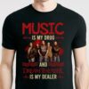 Music Is My Drug And Dream Theater Is My Dealer T Shirt