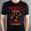 Music Is My Drug And Led Zeppelin Is My Dealer T Shirt