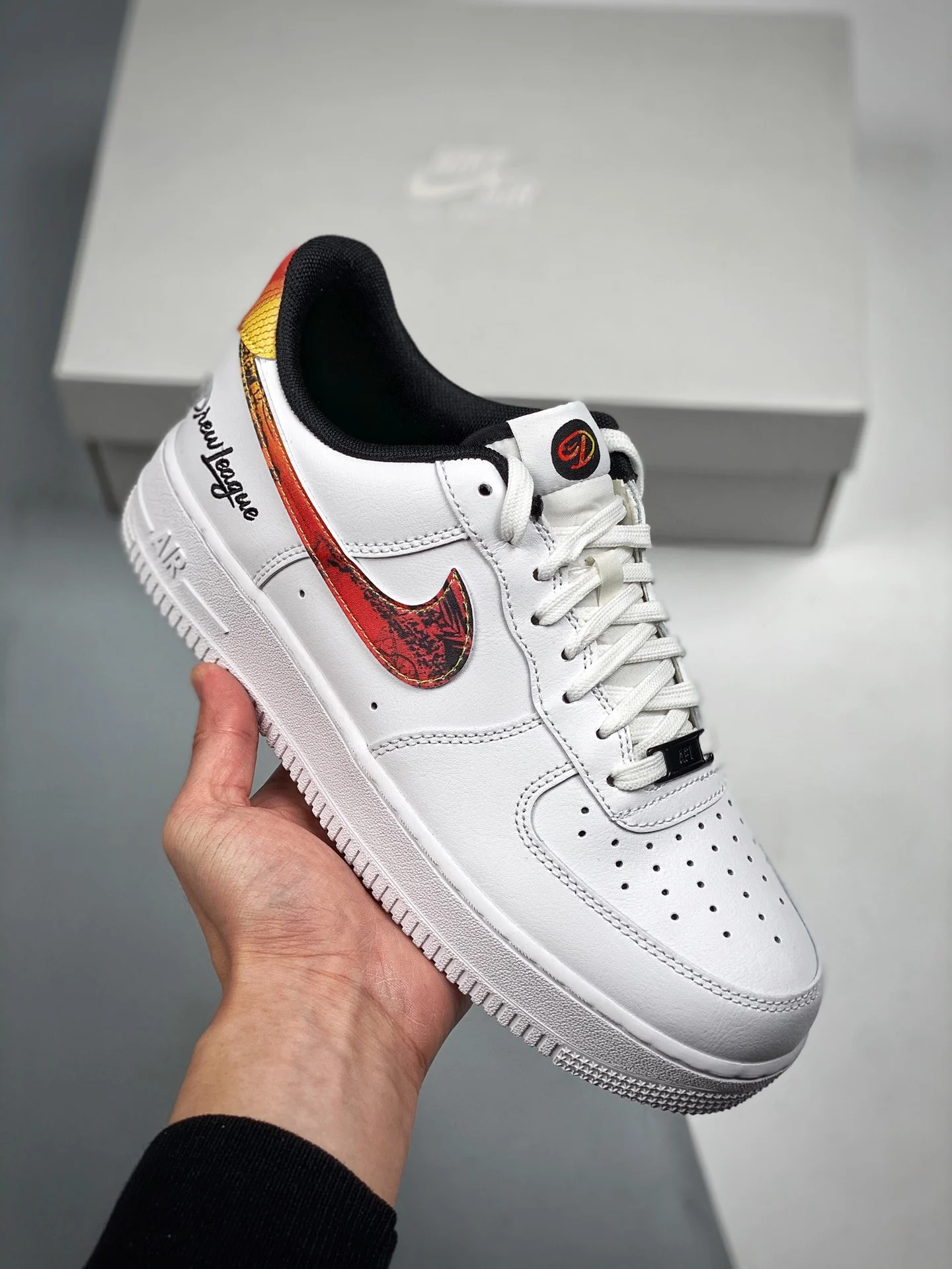 Nike Air Force 1 Low Drew League White Black-Multi-Color For Sale