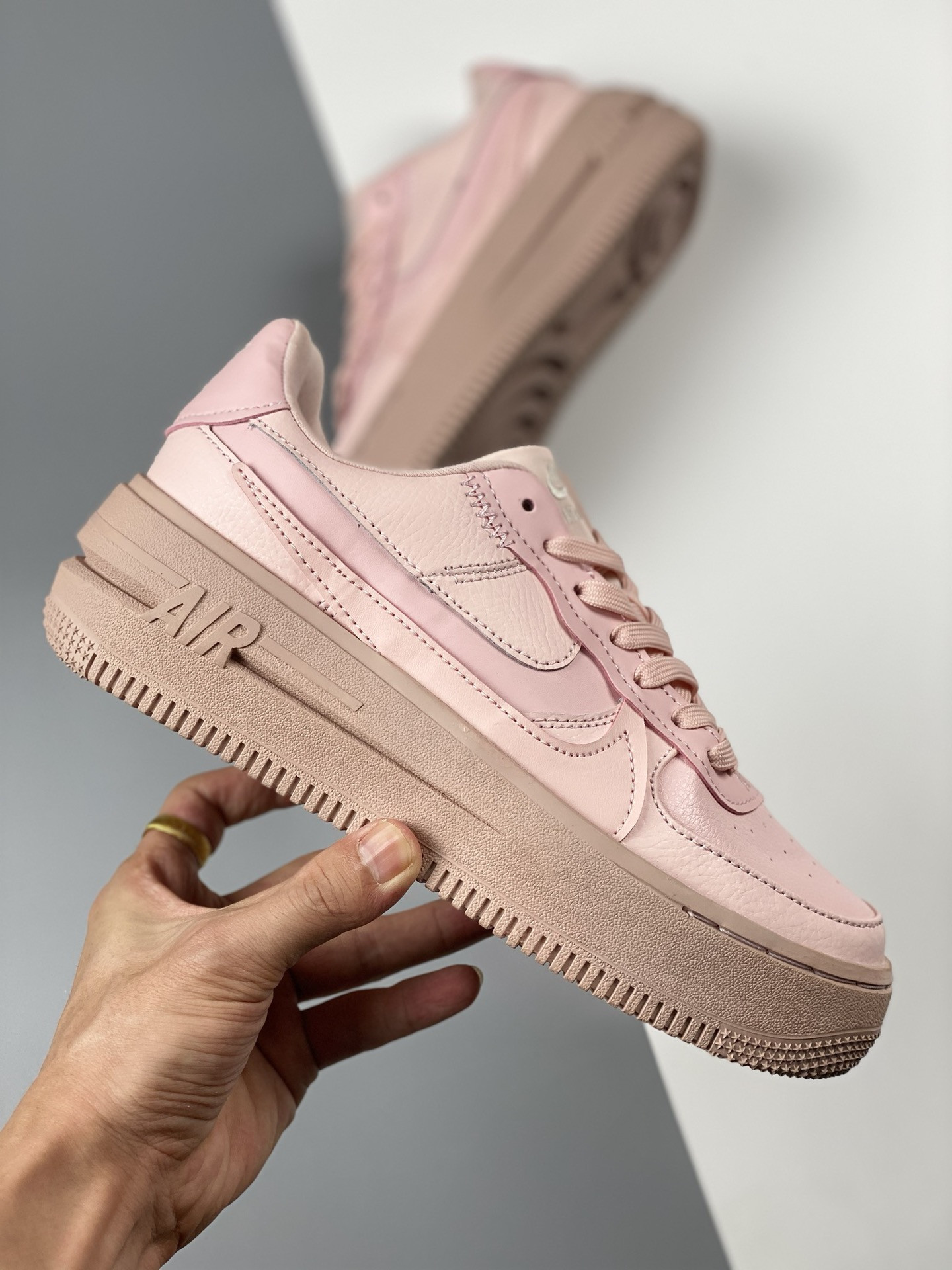 Nike Air Force 1 PLT.AF.ORM Atmosphere Pink Oxford DJ9946-600 For Sale