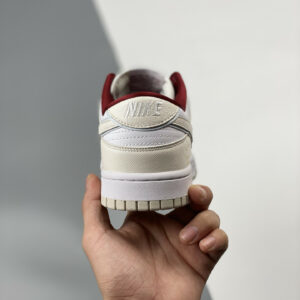 Nike Dunk Low Just Do It White Red-Photon Dust DV1160-100 For Sale