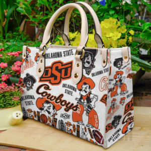 Oklahoma State Cowboys Women Leather Hand Bag