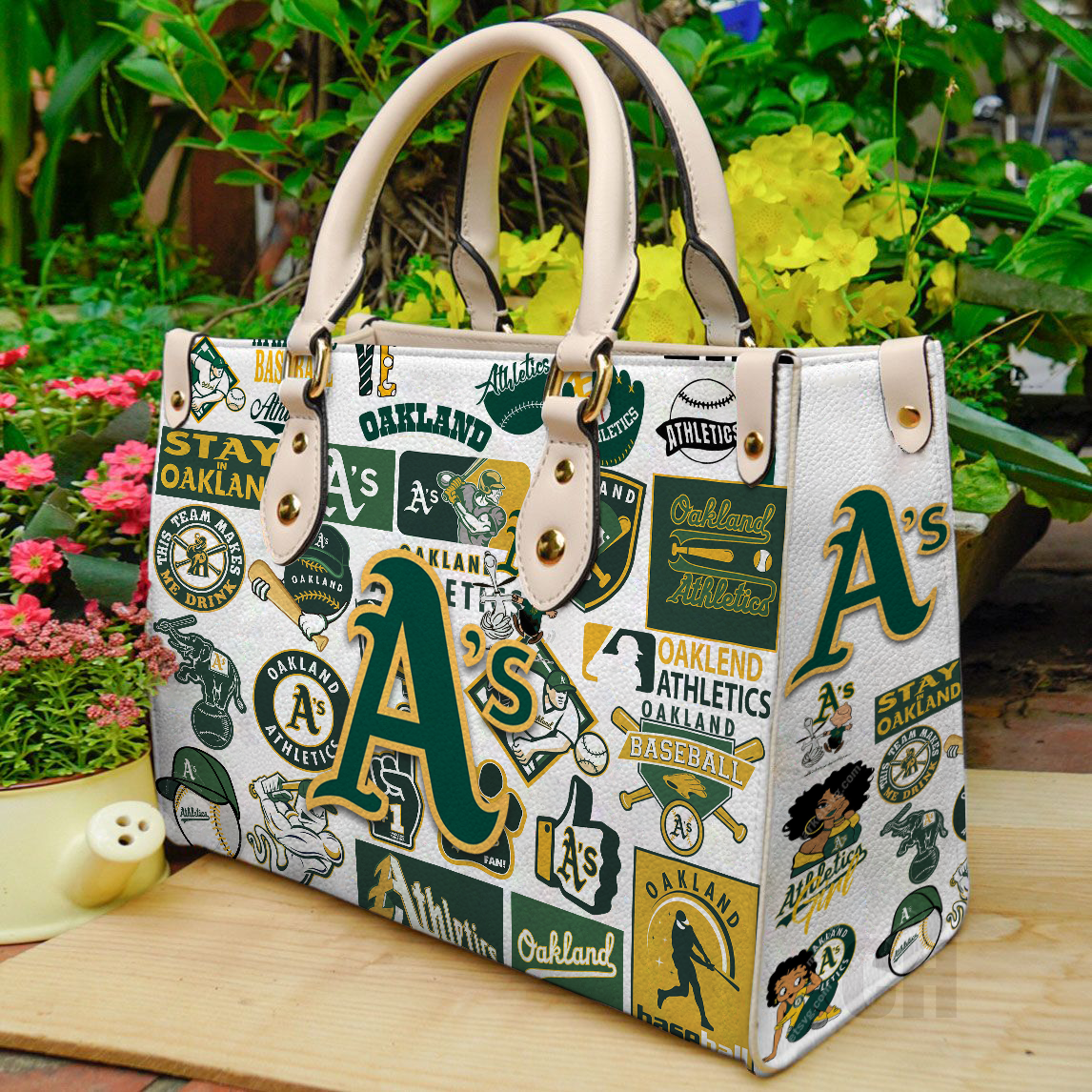 Oakland Athletics Lover Women Leather Hand Bag