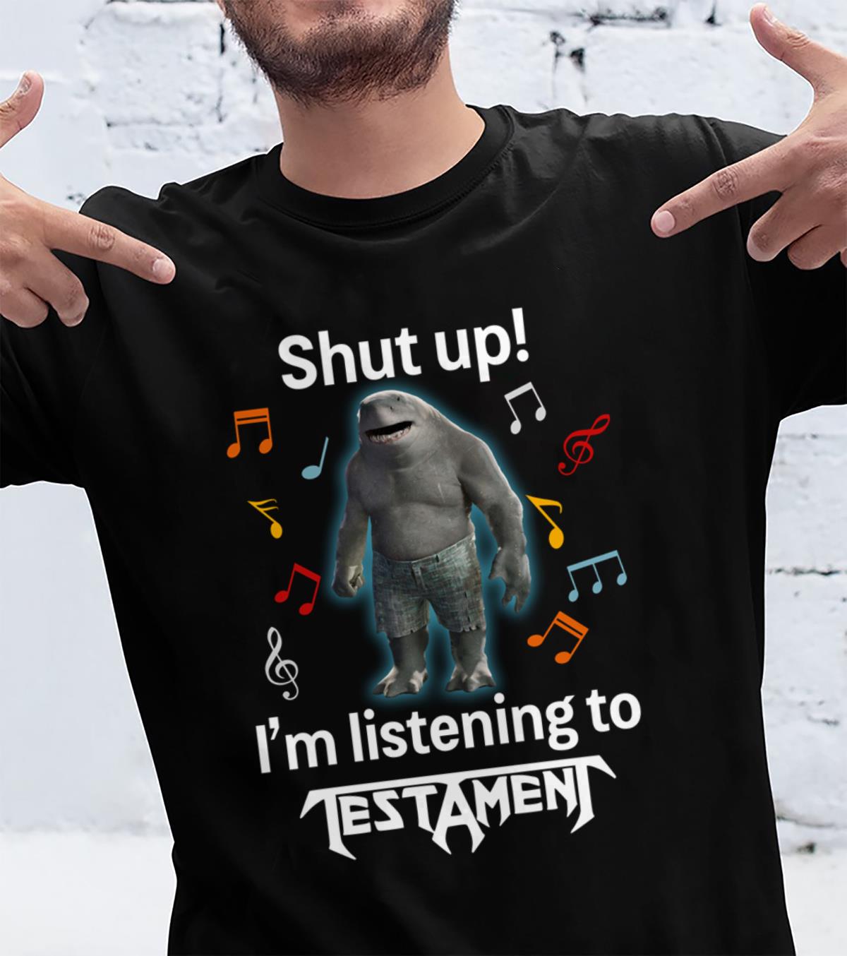 Shut Up Im Listening To Testament T Shirt