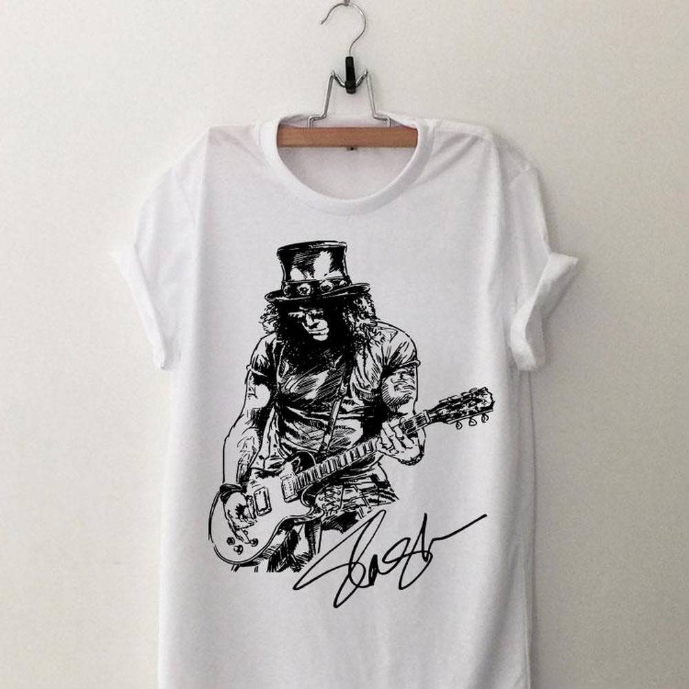 Slash Guns N Roses Guitar Signature 1 T Shirt