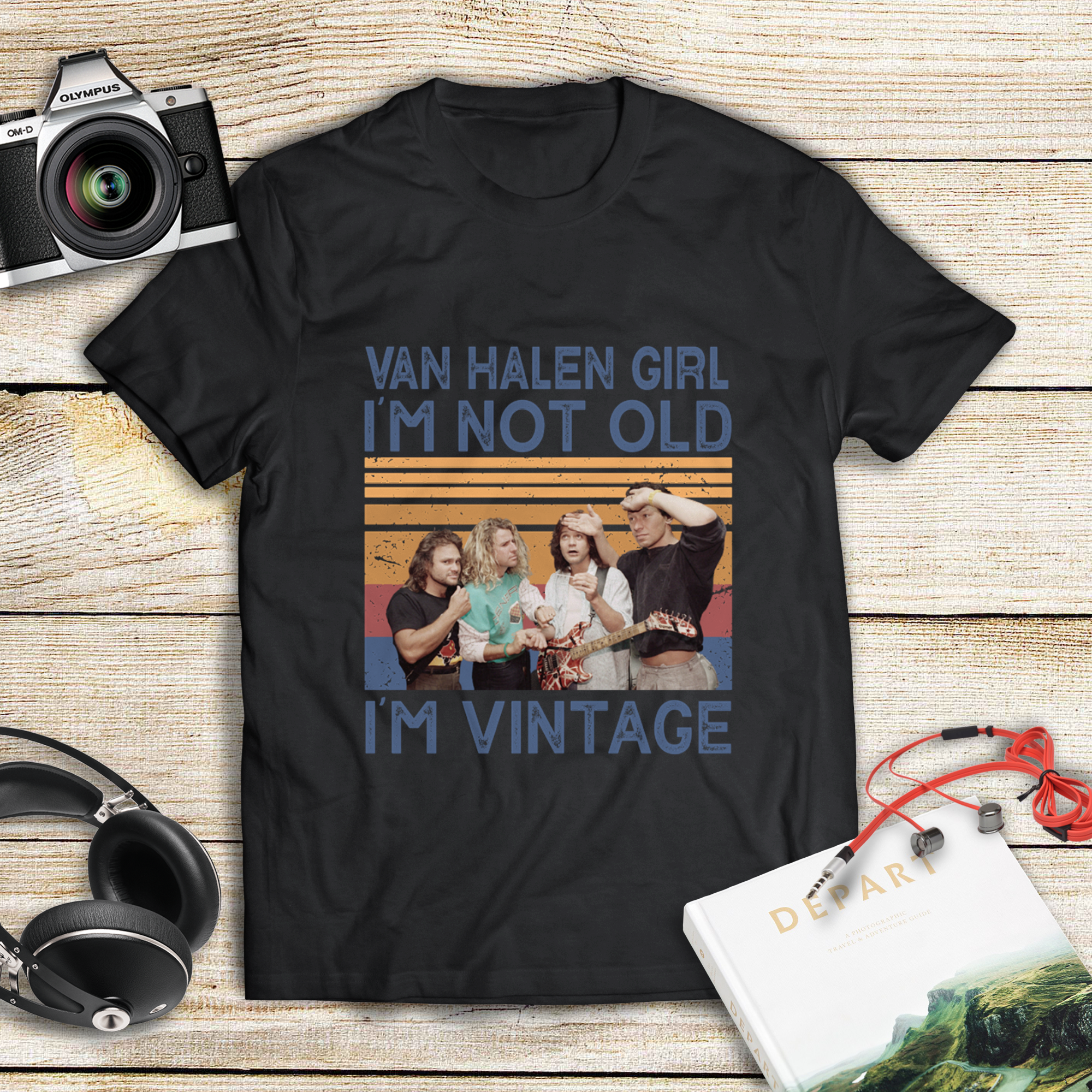 Van Halen Girl Im Not Old Im Vintage .Png T Shirt