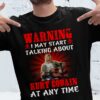 Warning I May Start Talking About Kurt Cobain At Any Time T Shirt