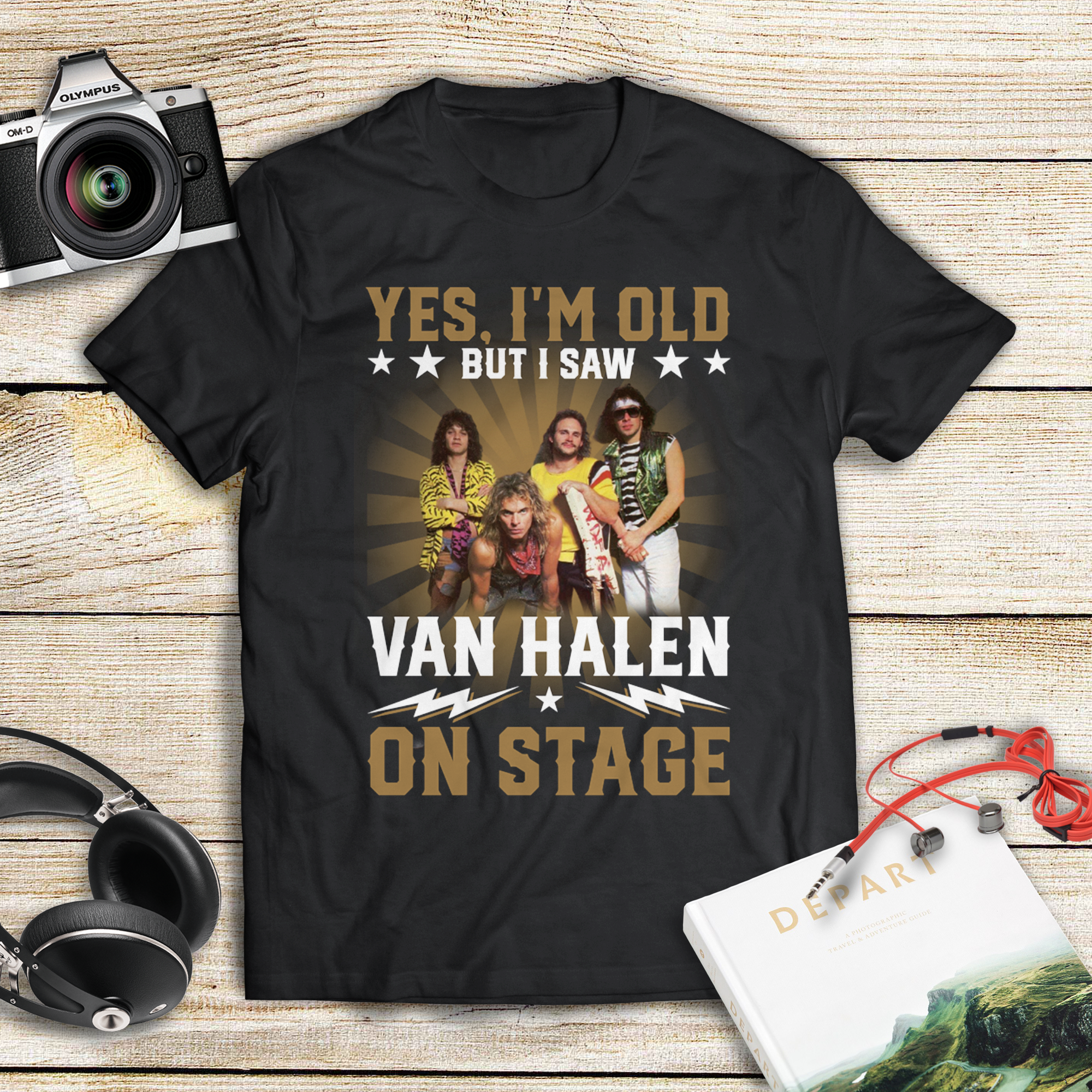 Yes Im Old But I Saw Van Halen On Stage 1.Png T Shirt