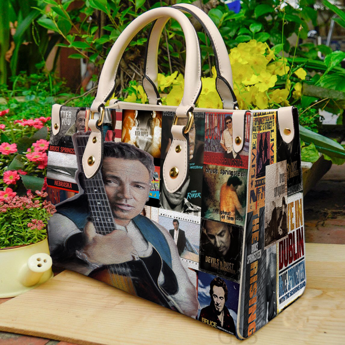 Bruce Springsteen Love Women Leather Hand Bag