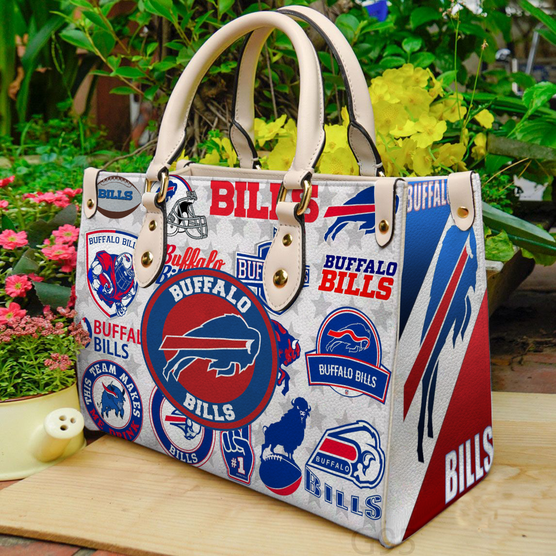 Buffalo Bills Women Leather Hand Bag