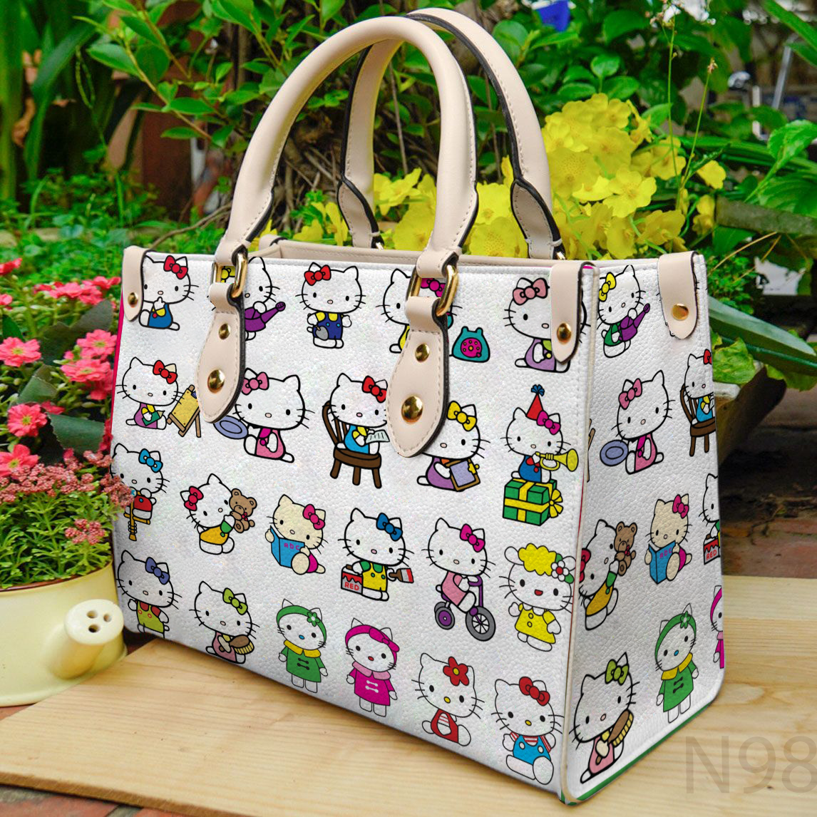 Hello Kitty Lover Women Leather Hand Bag