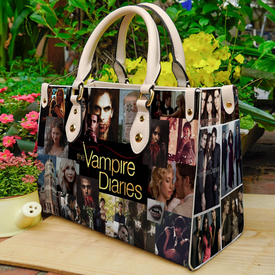 The Vampire Diaries Lover Women Leather Hand Bag