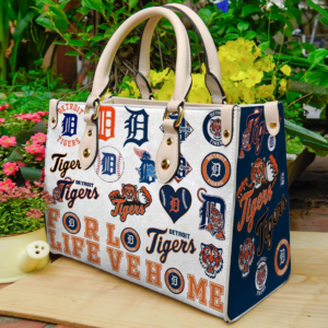 Detroit Tigers Women Leather Hand Bag