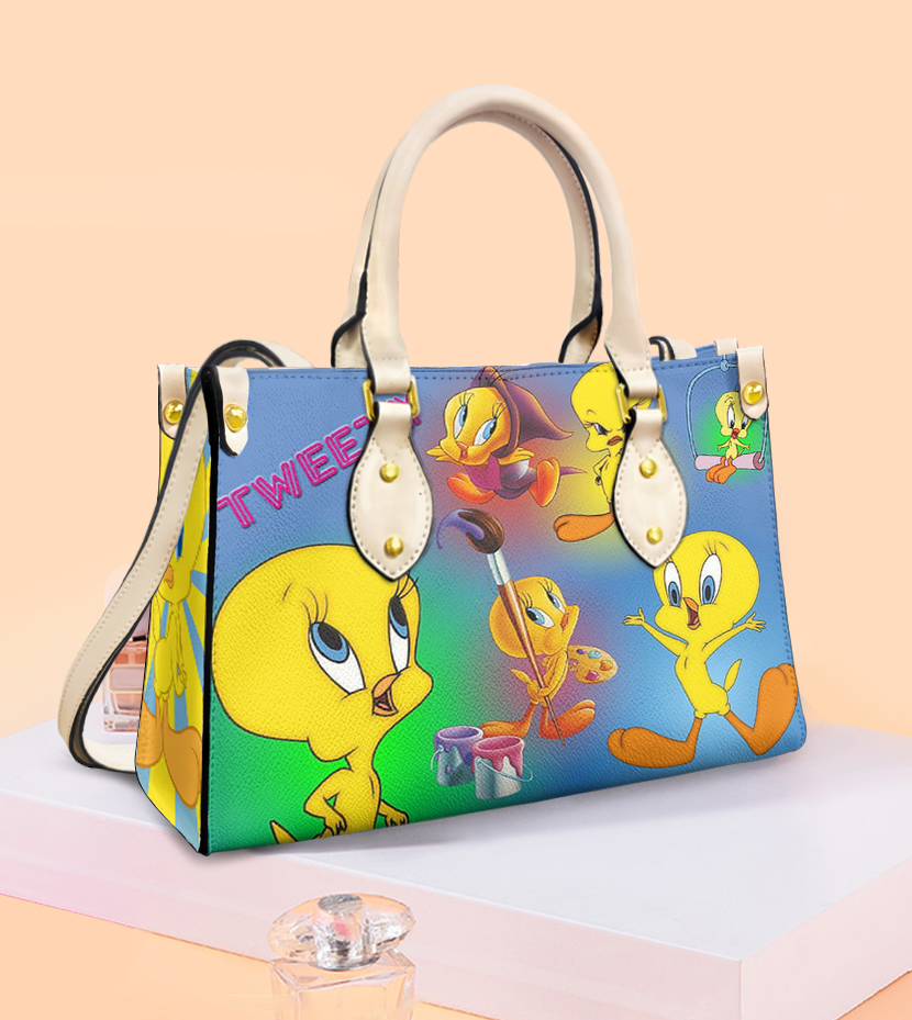 Tweety Bird 7 Women Leather Hand Bag