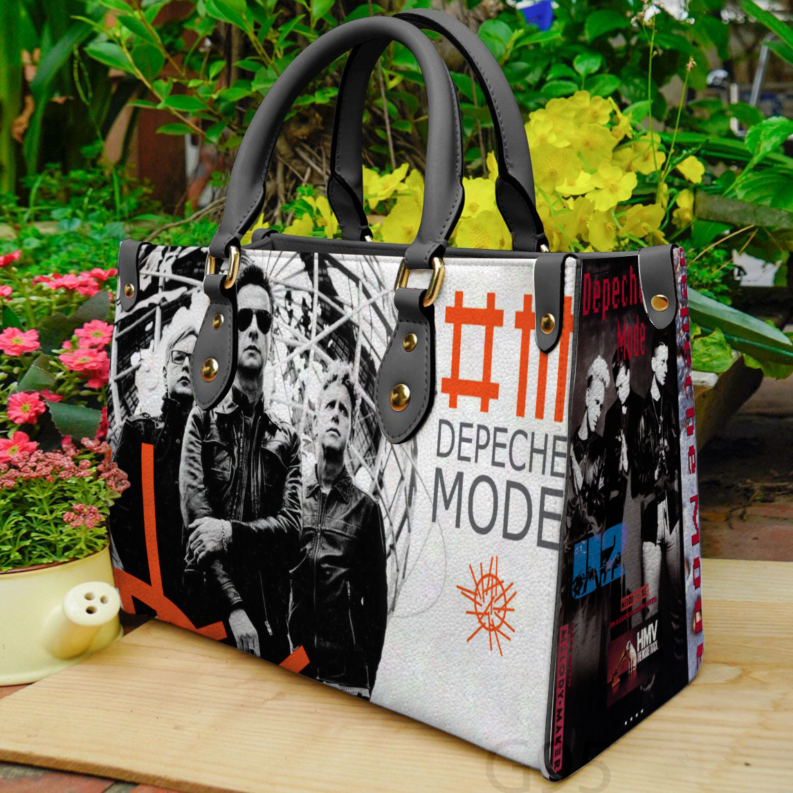 Depeche Mode Women Leather Hand Bag