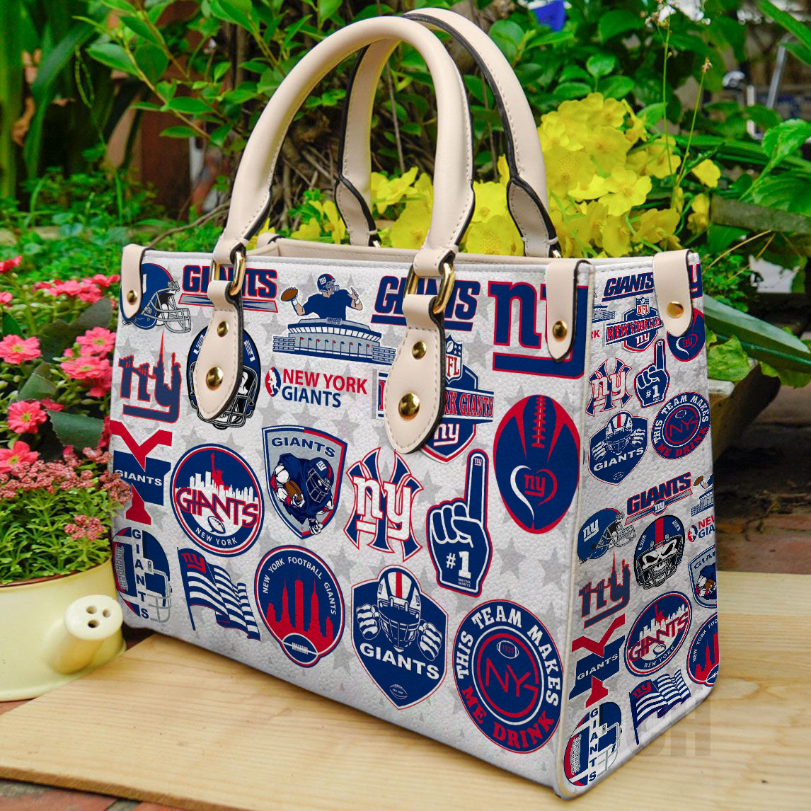 New York Giants Women Leather Hand Bag