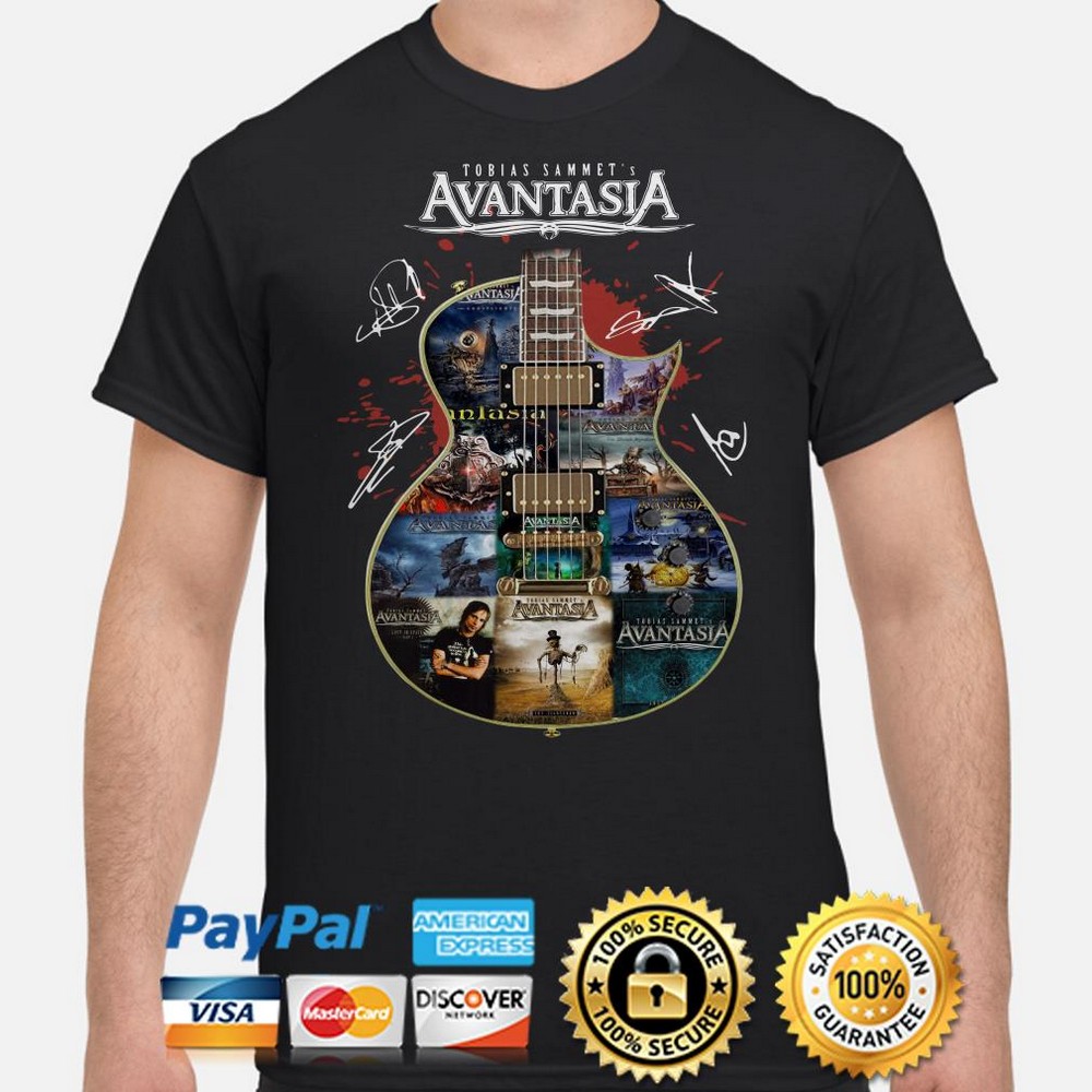 Guitar Tobias Sammets Avantasia Signature T Shirt