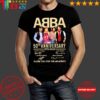 Official Abba 50 Years 1972 2022 Thank You For The Memories Signatures T Shirt