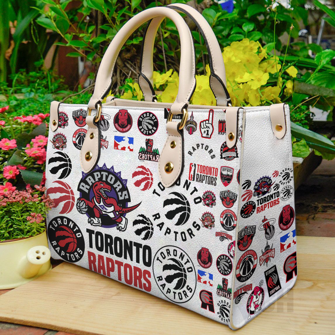 Toronto Raptors Women Leather Hand Bag