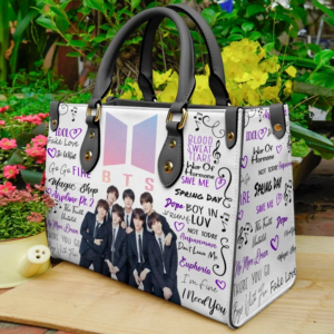 BTS Love Women Leather Hand Bag